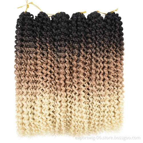 Passion Twist Crochet Hair Extensions Colorful Passion Twists Braid Hair Synthetic Fiber Solid And Mixed Color 18 Inches